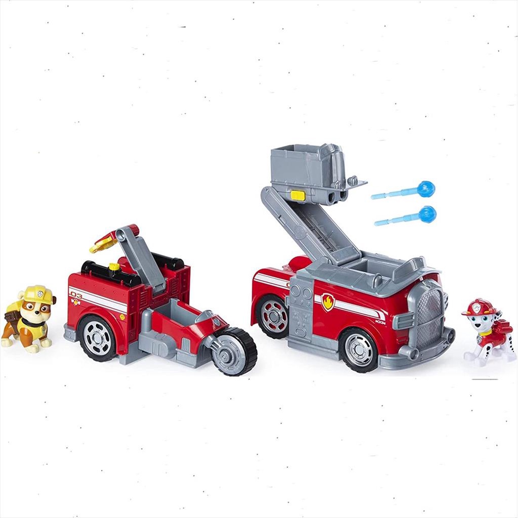 Paw Patrol 6055931 Marshall Split Second Transforming Fire Truck