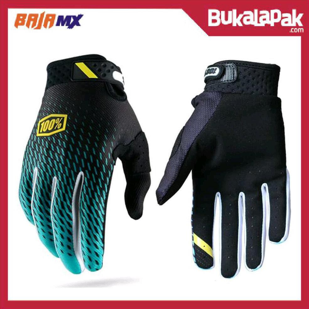 Sarung Tangan 100 persen GLOVES Biru - sarung tangan cross trail sepeda