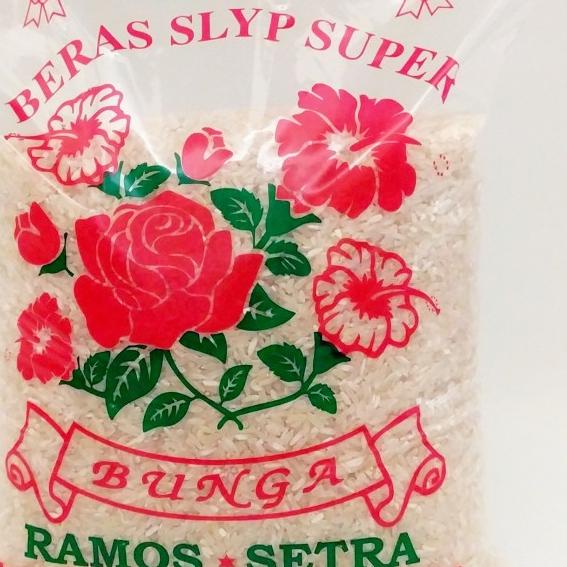 

✯ Beras Setra Ramos cap Bunga 3kg Kualitas Super ➭