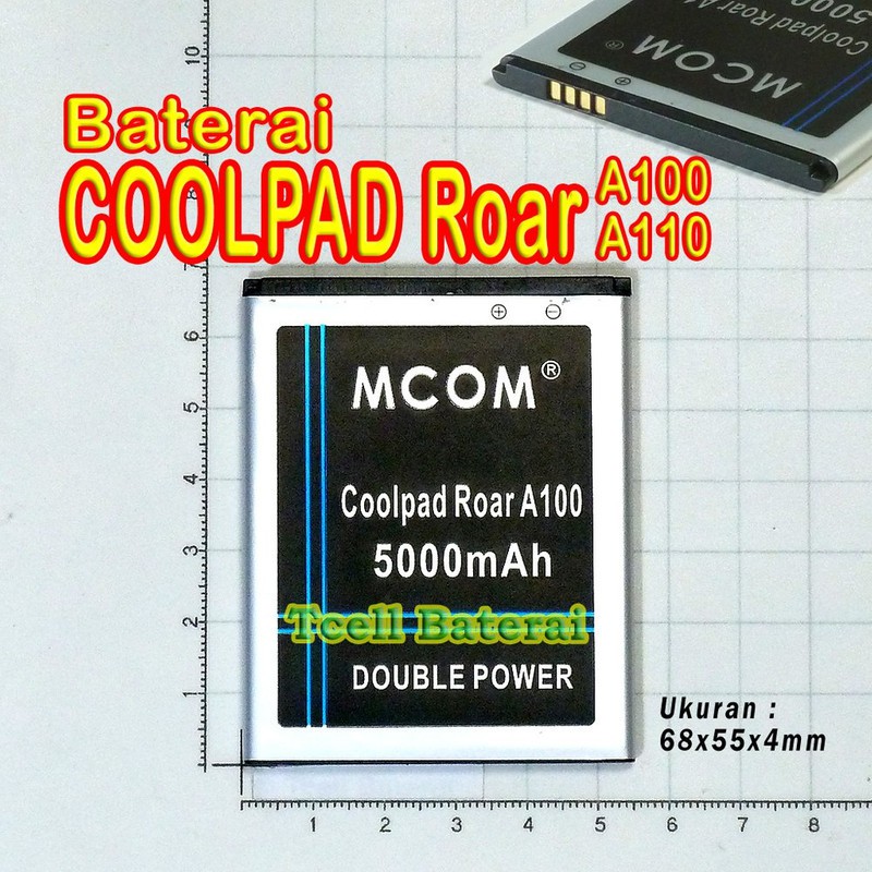 Battery Batre Baterai Double Power Mcom Coolpad Roar A100 A110 CPLD-379 CPLD379 CPLD 379