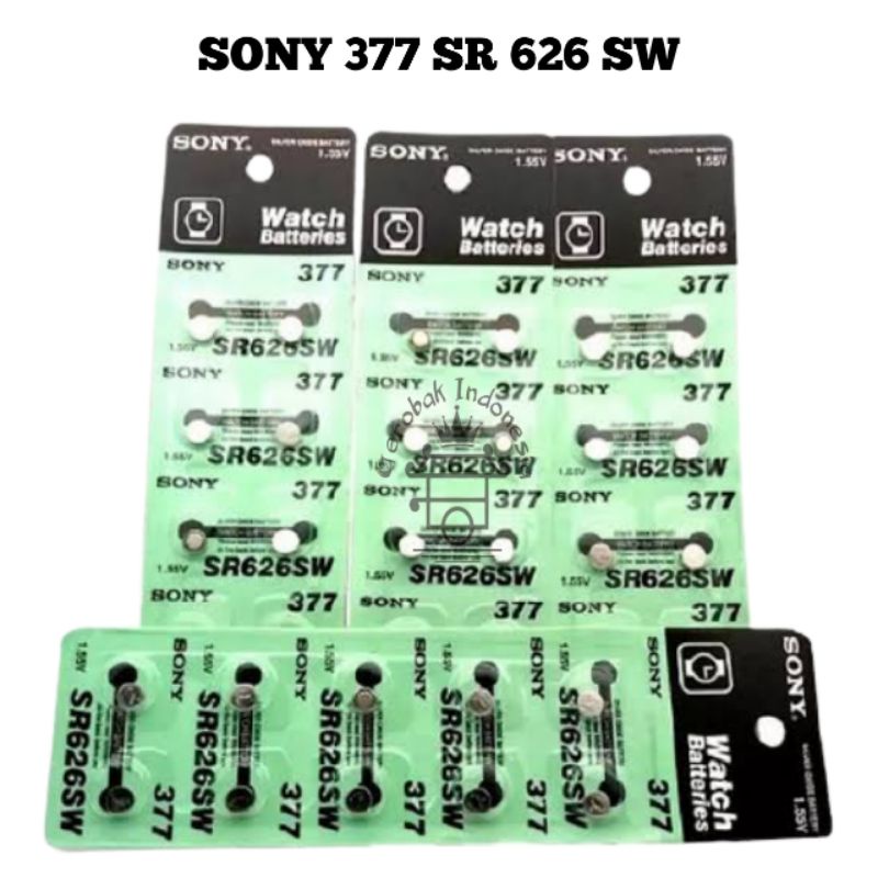 SONY 377 SR626SW BATERAI JAM TANGAN ORI
