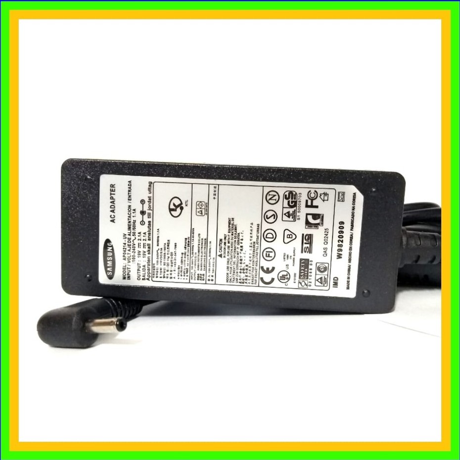 Adaptor Charger Samsung 19V 2.1A (3.0 1.1mm) adaptor samsung -30U4E -730U3E  -NP530U4E NP540U4E NP740U3E  -NP535U3C  -NP540U4E -K03US  -NP540U4E -K04US  -NP915S3G