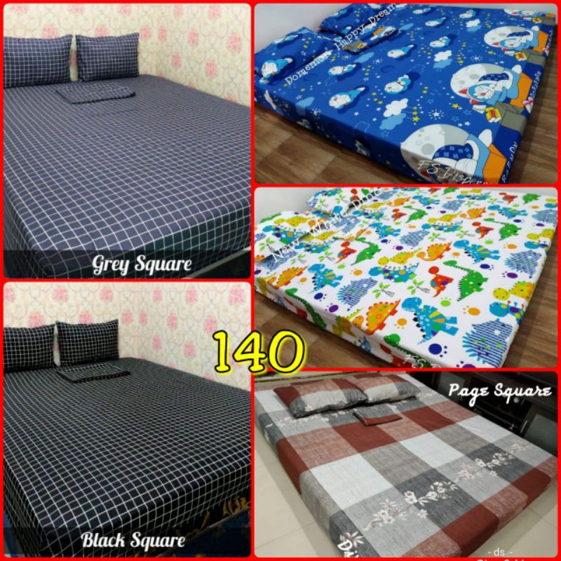 SPREI UKURAN 140x200x20