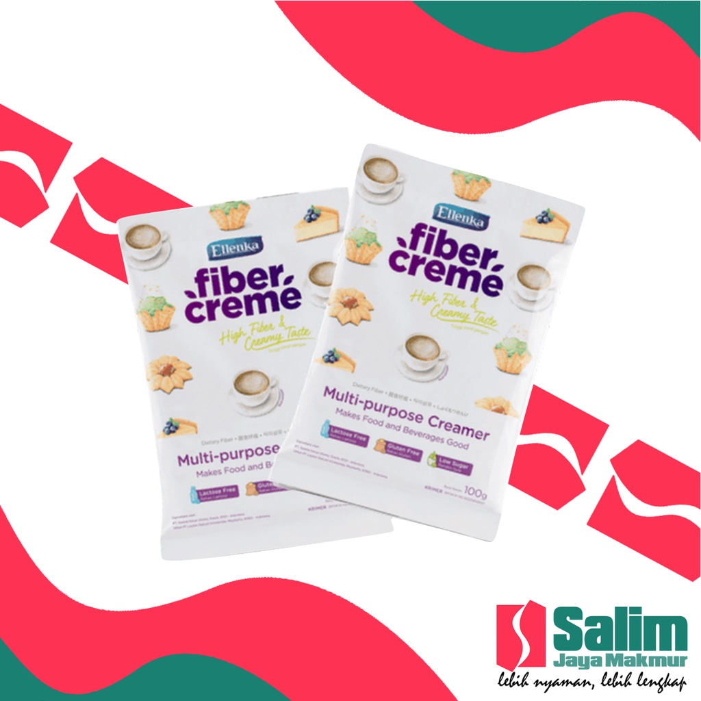 

Ellenka Fiber Creme 100 Gr - Krimer Sehat Tinggi Serat untuk Masakan & Minuman