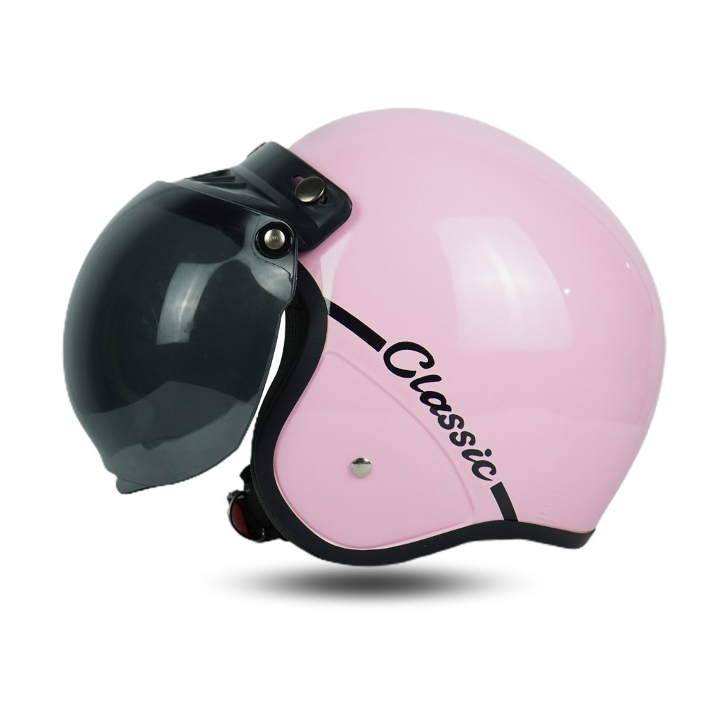 Helm Wanita Bogo Retro Dewasa Warna Pastel Cewek Sni Murah Press Leoni bisa COD