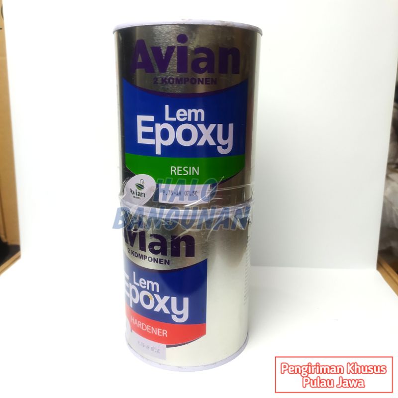 

Lem Epoxy Avian 2 Komponen Resin + Hardener 2 kg