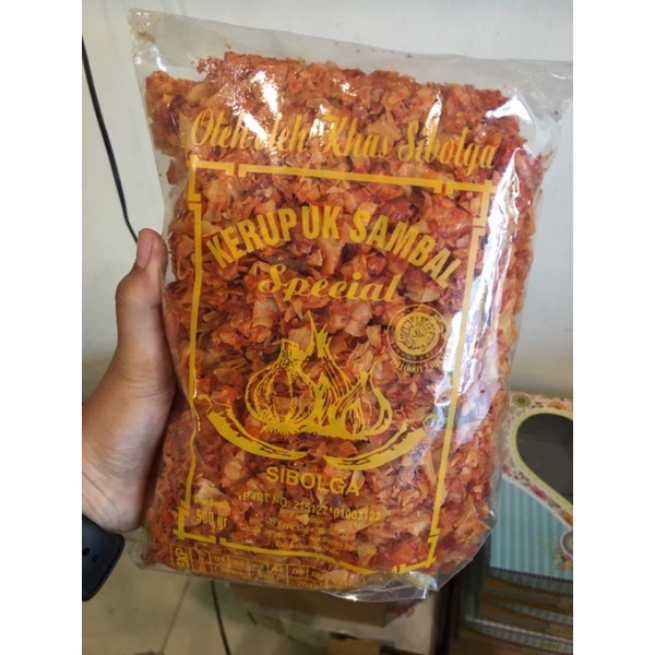 

(ORI) Kripik Sambal Sibolga Cap Bawang 1250 Gram