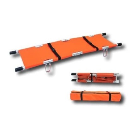 Tandu Lipat 2 Orange Aluminium GEA YDC 1A9