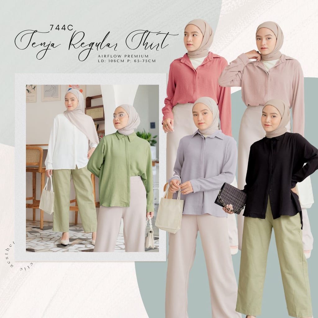 SENJA REGULAR SHIRT / ATASAN / ATASAN KERJA / KEMEJA / TOP / BLOUSE