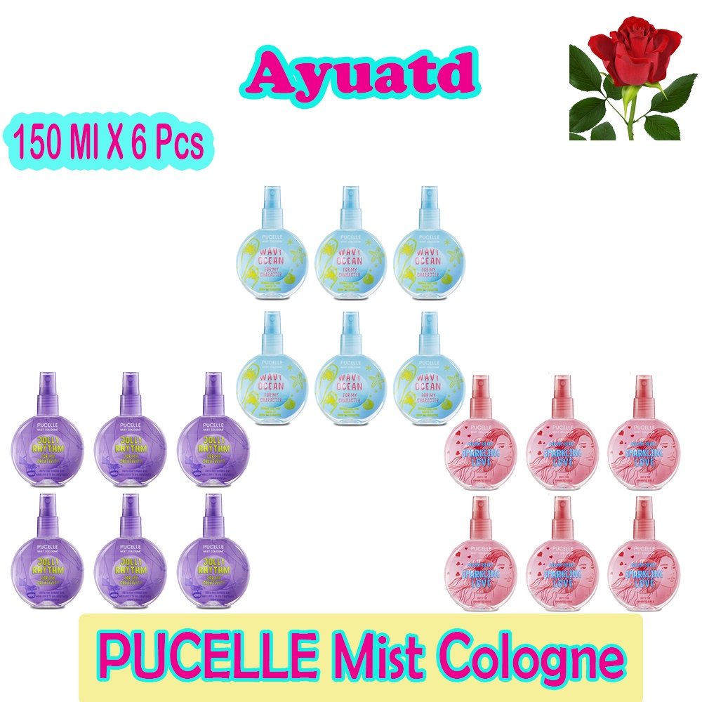 Parfum PUCELLE Mist Cologne 150ml paket 6pcs