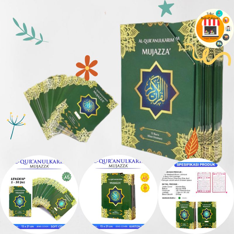 Jual Al Quran Samsia Mujazza Per Juz A Shopee Indonesia