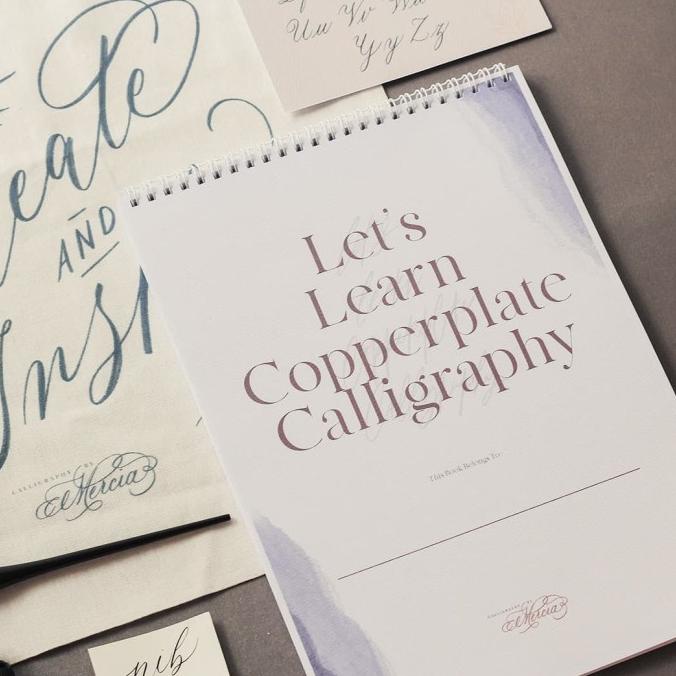 

Copperplate Calligraphy Learning Book