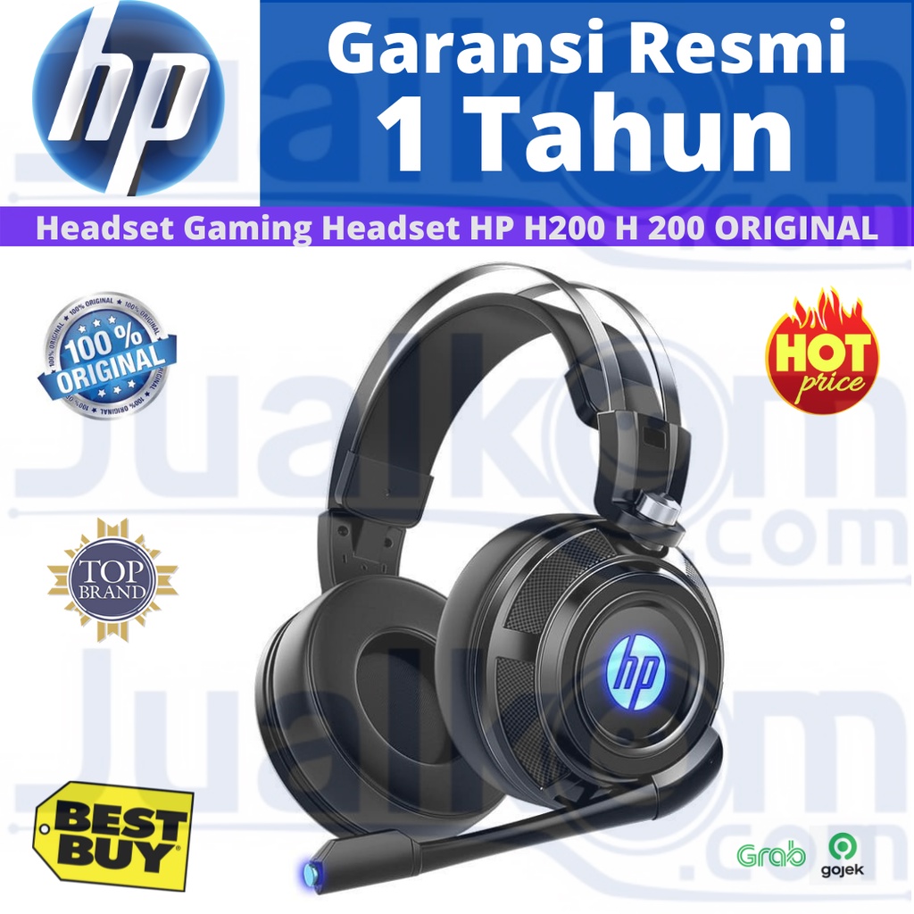 HEADSET Gaming HP H200 H 200 ORIGINAL