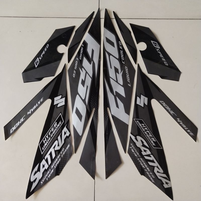 Striping sticker list lis full body SUZUKI SATRIA F FU FI INJEKSI NEW 2016 bahan berkualitas termura