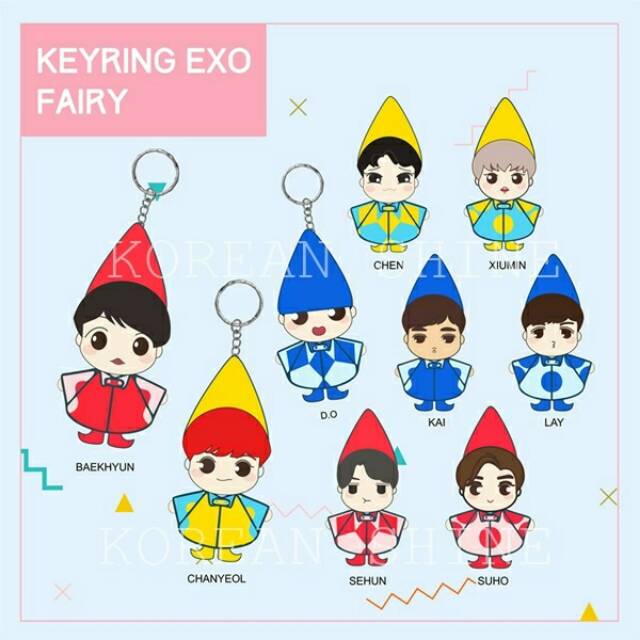 Keyring / Keychain / Gantungan Kunci EXO Fairy