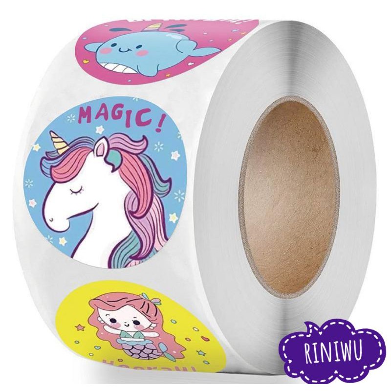 Sticker Stiker Reward Anak Unicorn