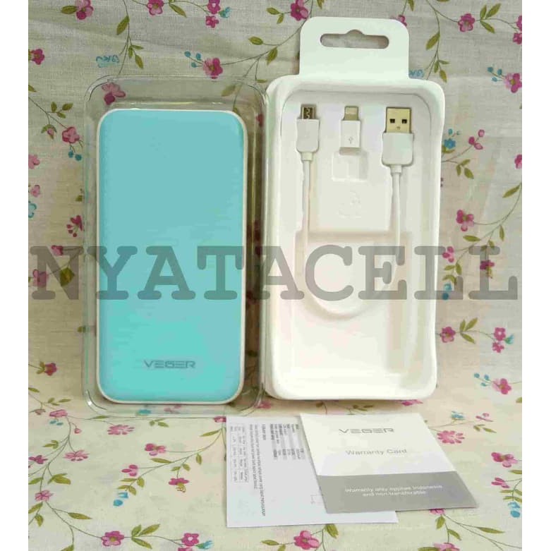 Powerbank Veger V16 25000mAh Slim Portable Power Bank 25000 mAh pb