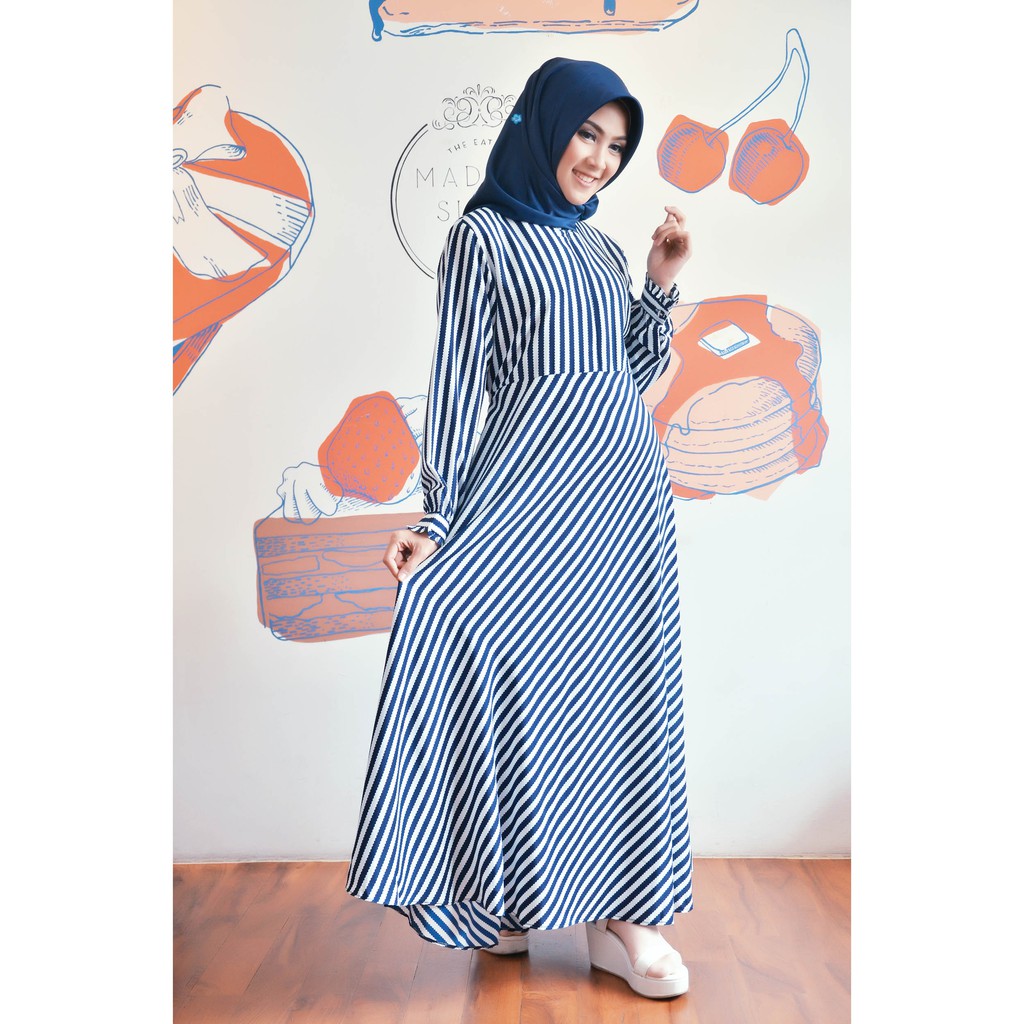 [Best Seller] Gamis Nibras NB 120 Promo Diskon 10% Ready Warna Dongker Hitam dan Marun