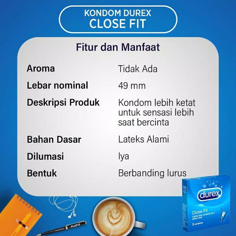 kondom durex close fit