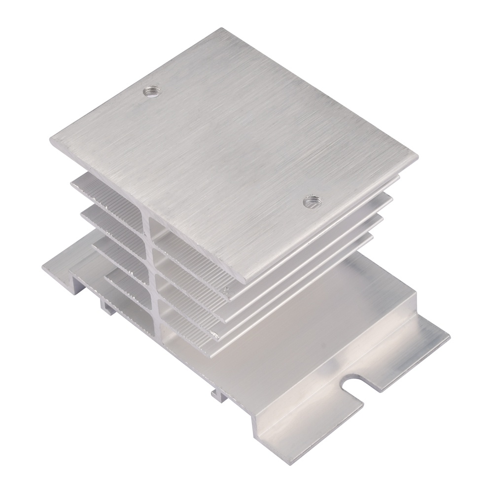 ✫〖ready to ship/COD〗✫ SSR Heat Sink Bahan Aluminium untuk Relay SSR Kecil 10A-40A