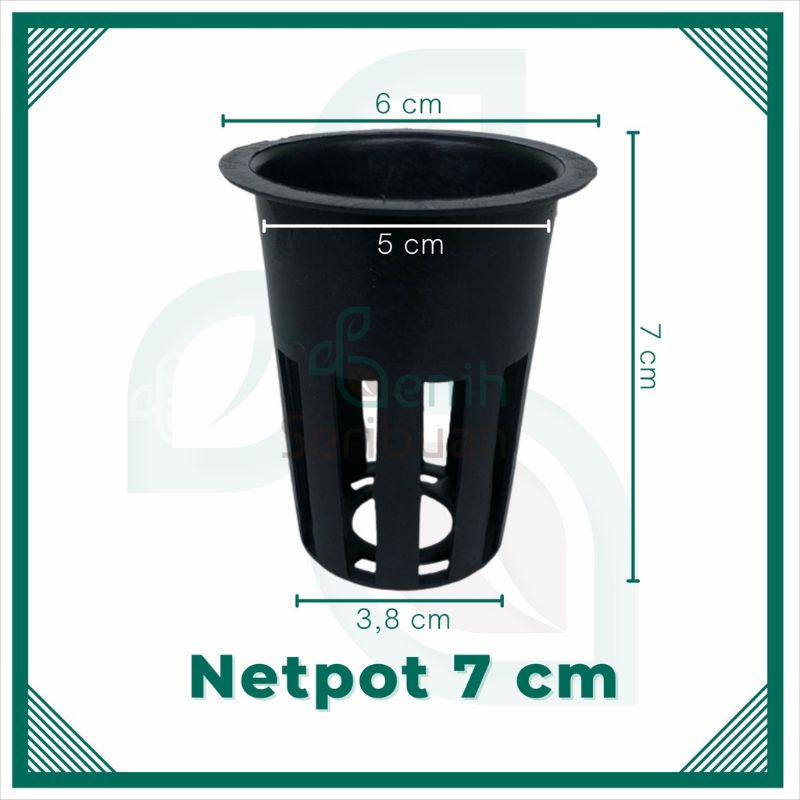 Netpot Hidroponik 5cm Hitam Netpot Hidroponik jaring 5 cm - Netpot Bagus - Netpot Murah