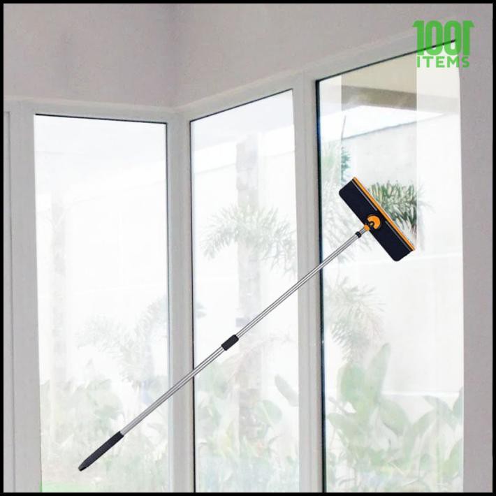 Alat Pembersih Kaca Jendela Tinggi Dengan Gagang Panjang Pendek 120 Cm