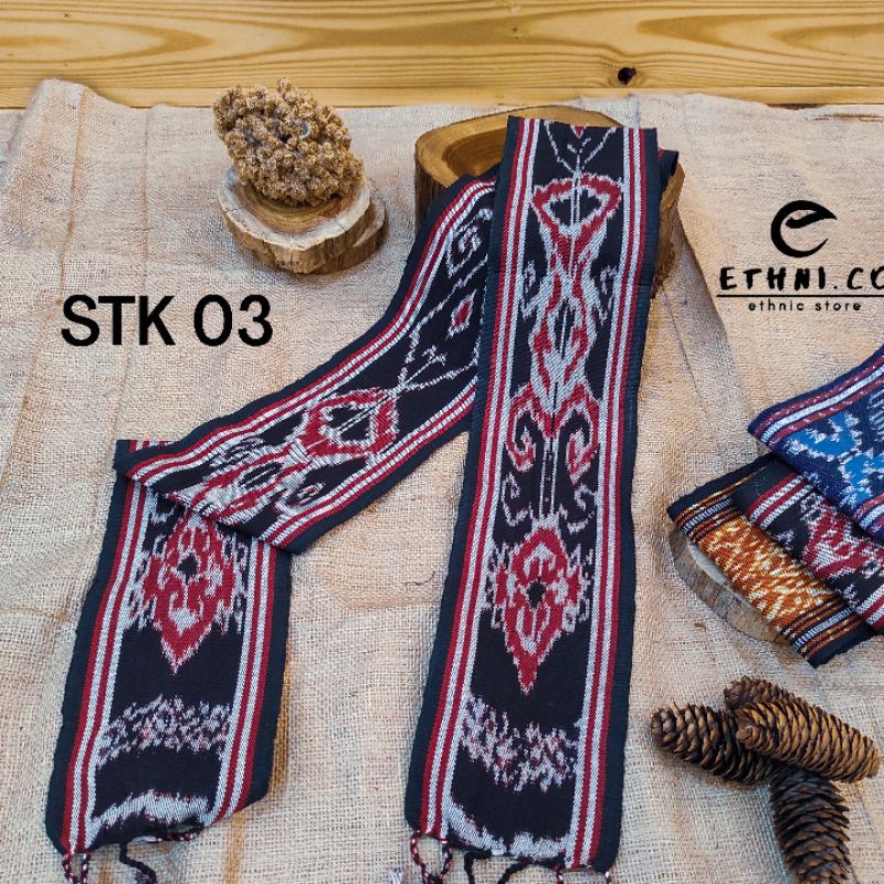 Syal Tenun Kasar Selendang Motif Etnik-STK 03