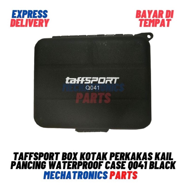 [5676] TaffSPORT Box Kotak Perkakas Kail Pancing Waterproof Case Q041 Black