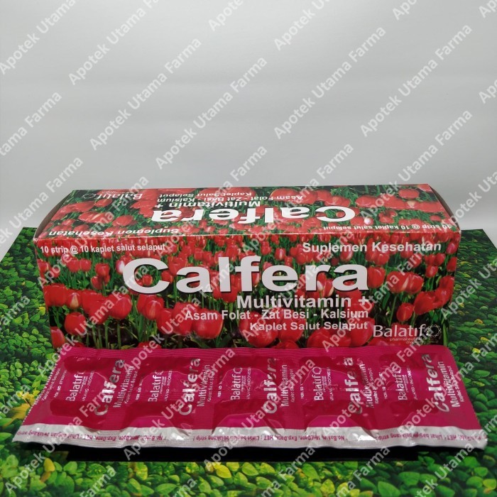 CALFERA PER BOX | VITAMIN C | MULTIVITAMIN DAN MINERAL | CAVIPLEX