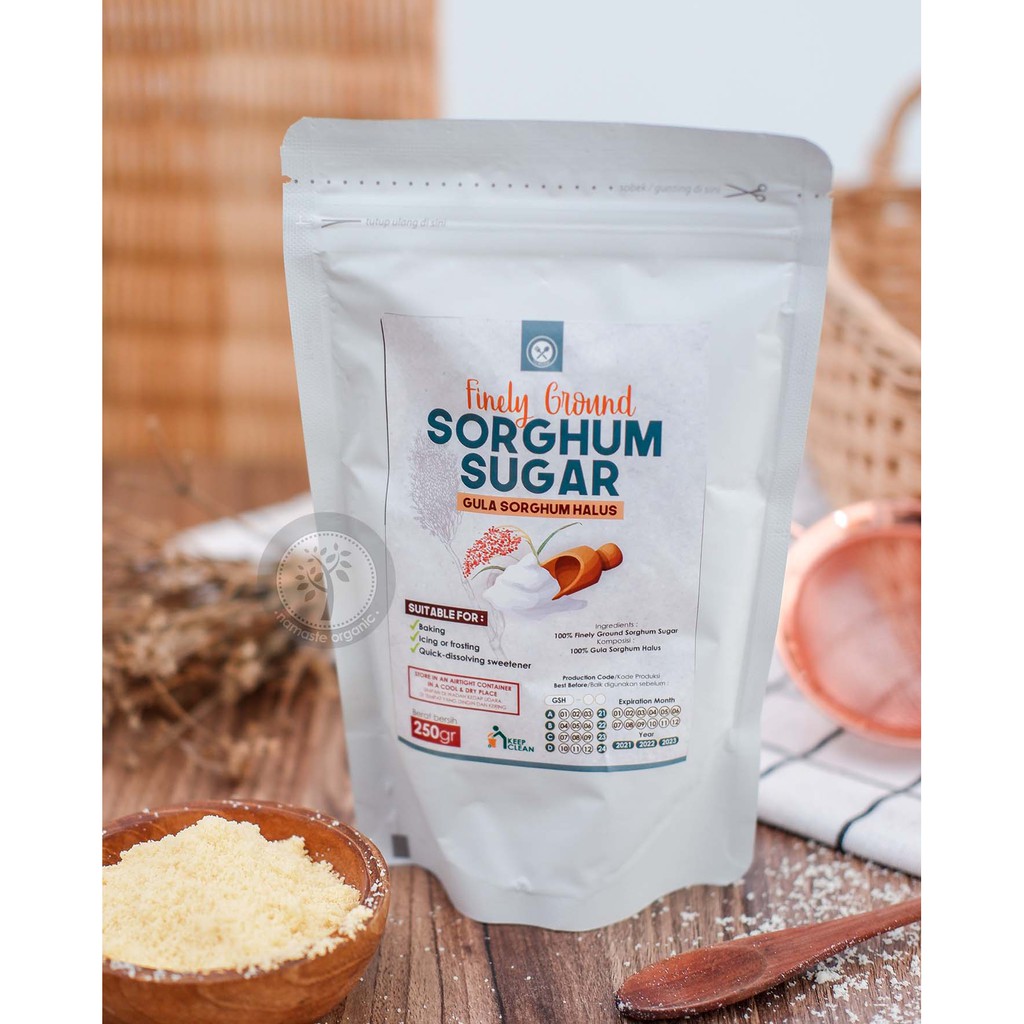 

FINELY GROUND SORGHUM SUGAR - GULA SORGHUM HALUS 250GR