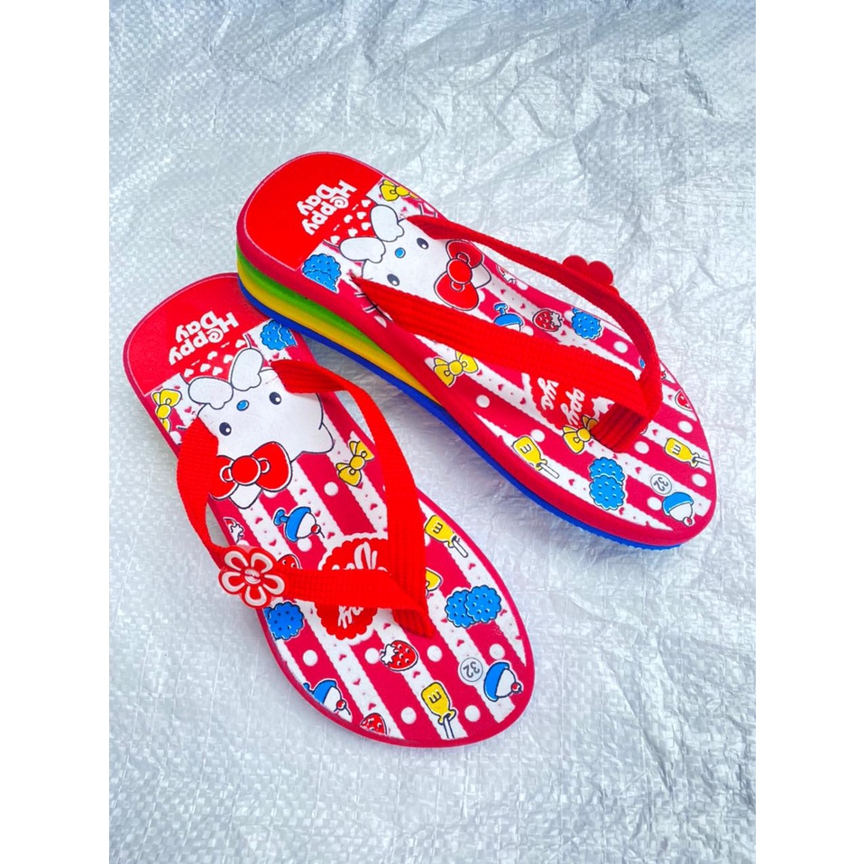 SANDAL ANAK PEREMPUAN HELLO KITTY HAPPY DAY