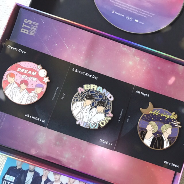 BTS WORLD SERIES ENAMEL PIN