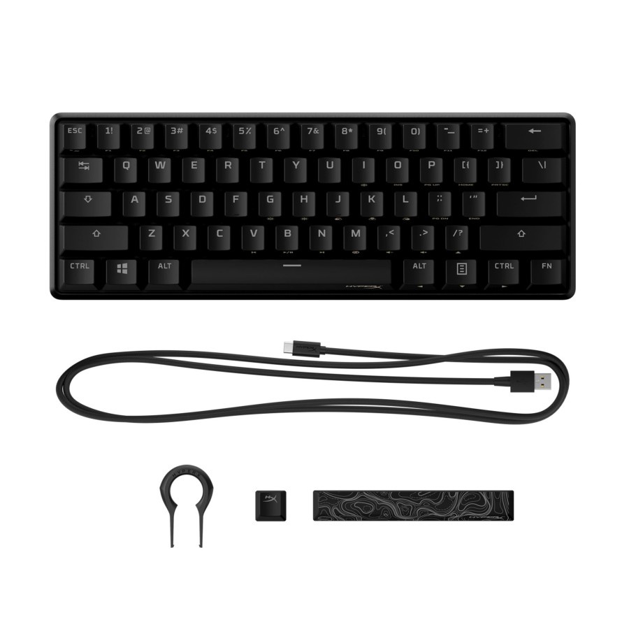 Keyboard HyperX Alloy Origins 60 Mini Mechanical RGB - Gaming - 60%