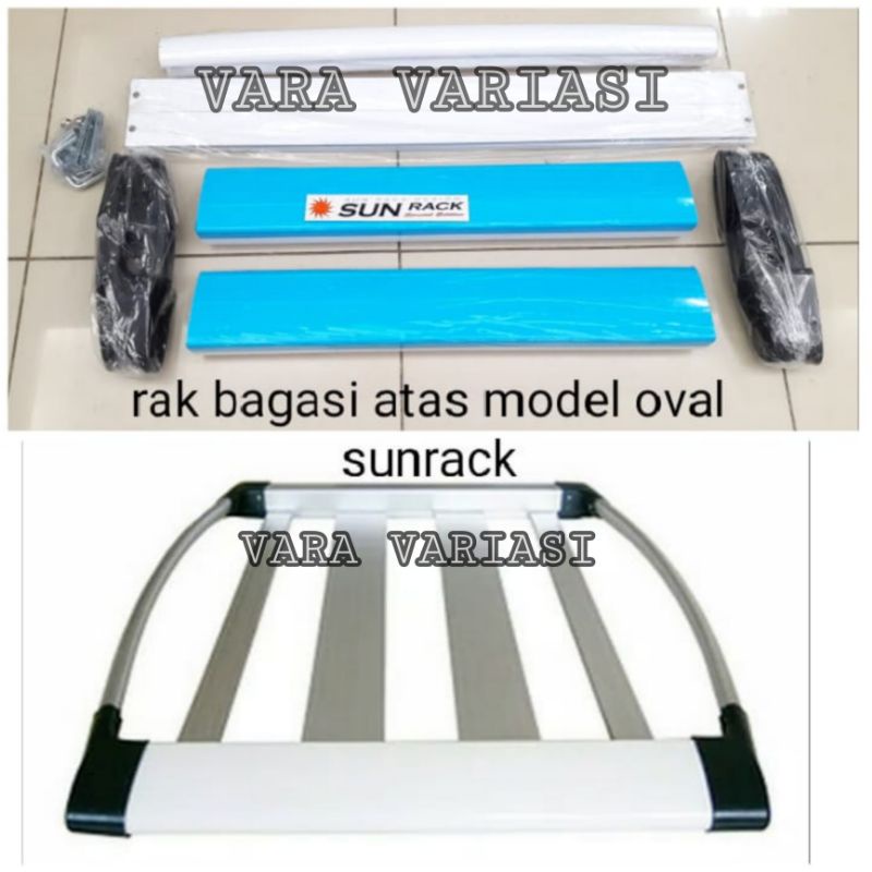Roofrack Bagasi Atas / Rak Bagasi Atas Oval Mobil Universal