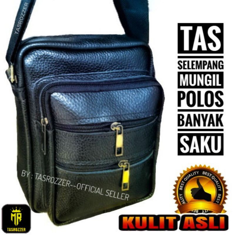 Tas kulit asli pria original 100% ZORRO banyak saku