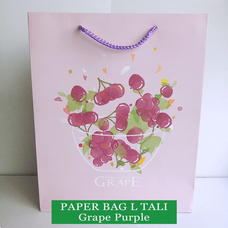 

Paper Bag Tali Motif / Tas Kertas Kado / Tas Ultah- L Fruit