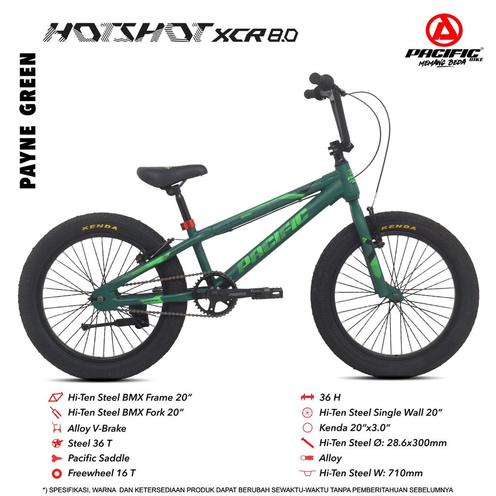 Sepeda anak remaja dewasa BMX pasifik type Pacific hotshot 330 ban jumbo