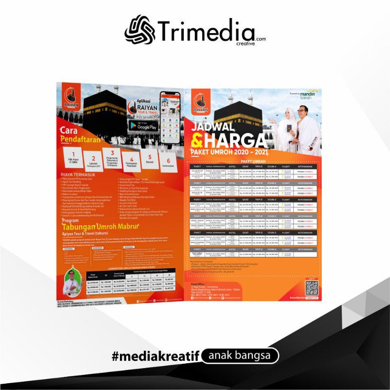 

Cetak Brosur ukuran A5 Free Desain