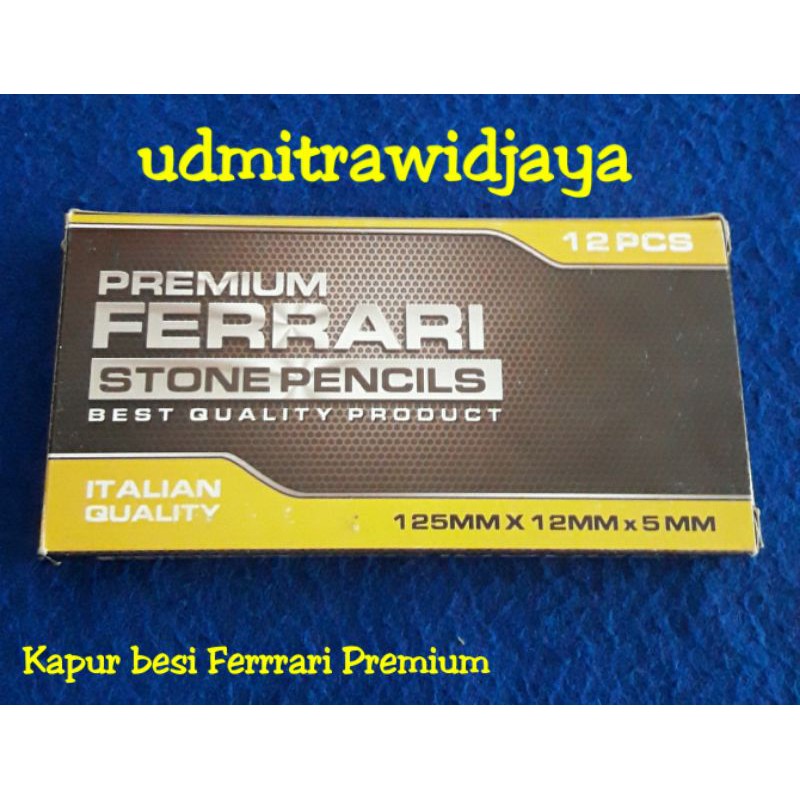 Kapur besi Ferrari Premium Stone pencils pensil baja kapur tukang besi