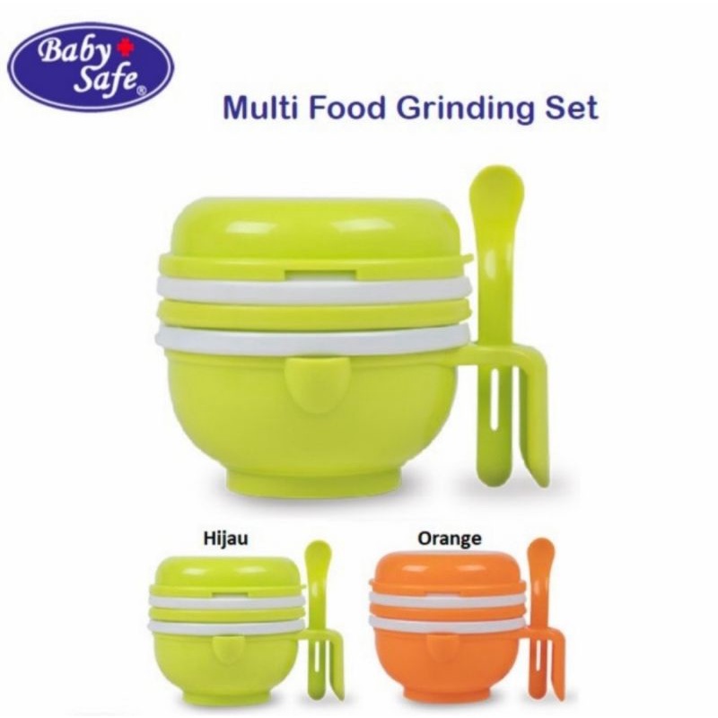 Baby Safe Multi Food Grinding Set/Alat Penghalus Makanan Bayi