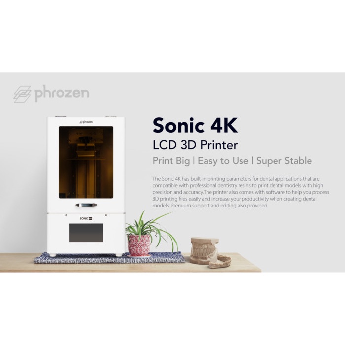 Phrozen Sonic 4K 2022 Mono LCD Resin 3D Printer High Detail Jewellery