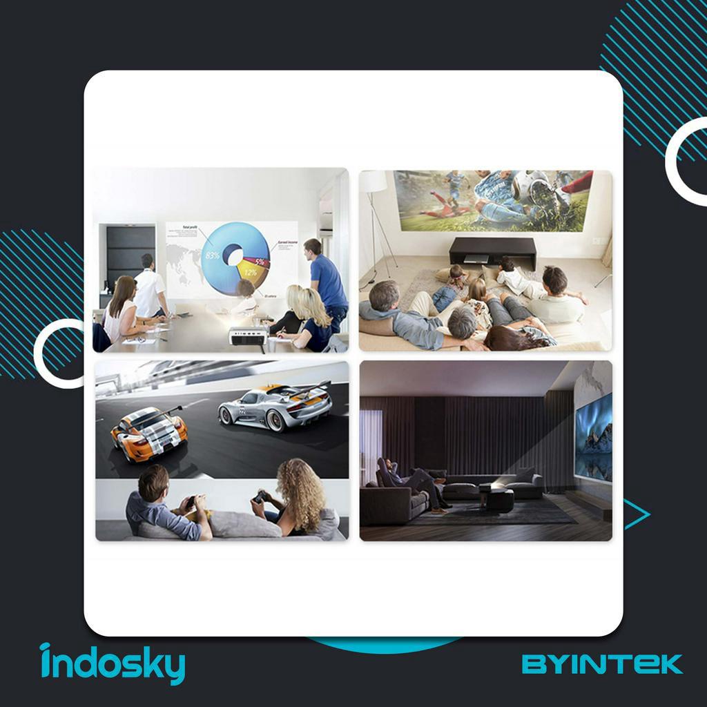 [GARANSI 1 TAHUN] PROYEKTOR K18 FULL HD BYINTEK PRODUK ORIGINAL | 100% ORIGINAL | PROJECTOR PORTABLE | Pusat Proyektor Indonesia