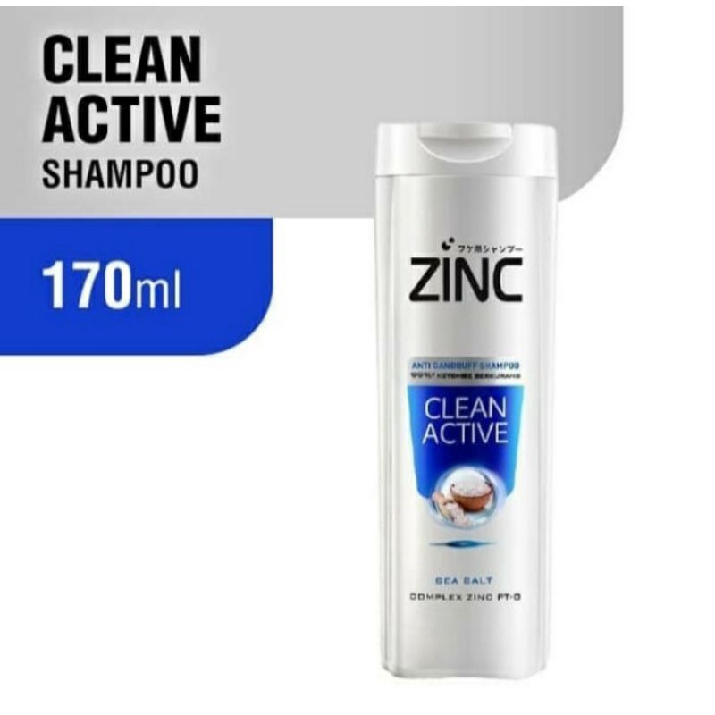 zinc shampoo clean active 170ml