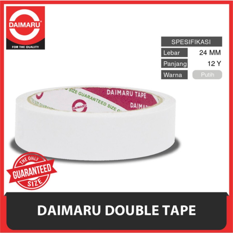 

Daimaru Double Tape 24 mm x 12 Yard