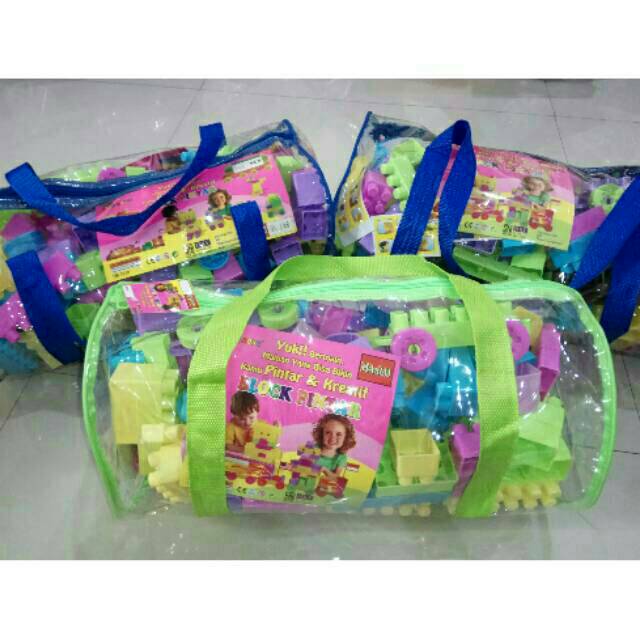 Mainan Lego Blok Pintar (isi 168)