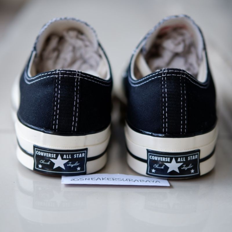 Converse Chuck Taylor 70s Ox Black Egret Resmi MAP / 1970s / CT 70