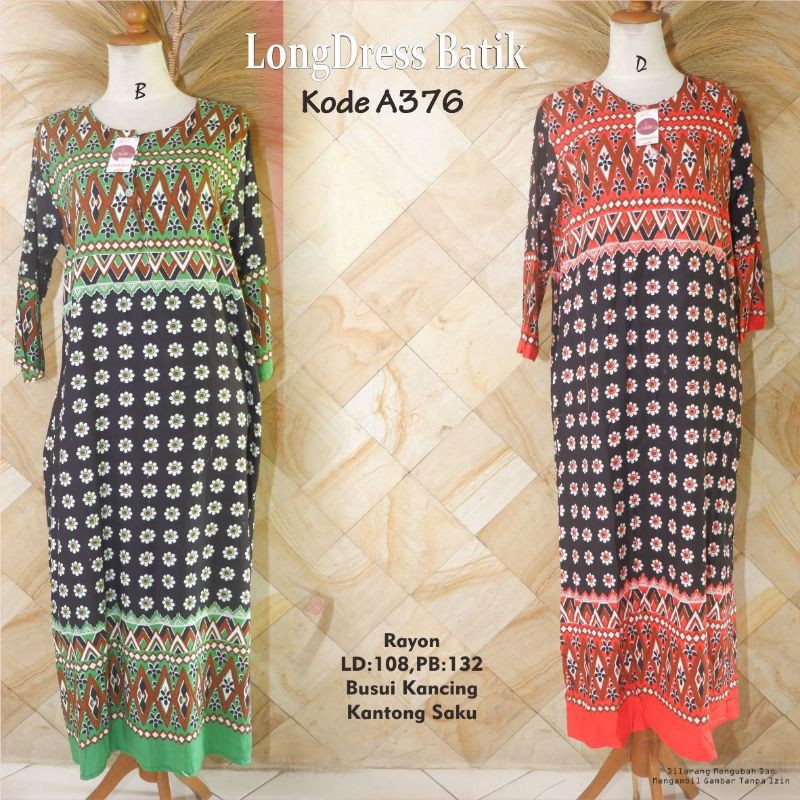LONGDRESS BATIK PEKALONGAN