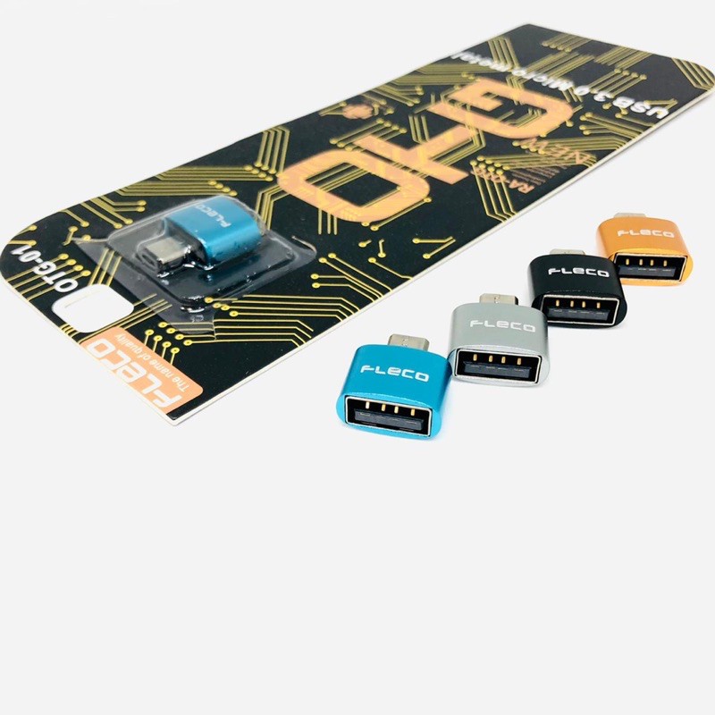 PROMO OTG FLECO ORIGINAL USB3.0 HIGH SPEED MICRO / TYPE C TRANSFER DATA FOR ANDROID SMARTPHONE