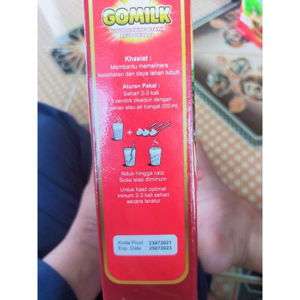 

[TERLARIS] GOMILK Susu Kambing Etawa plus Herbal