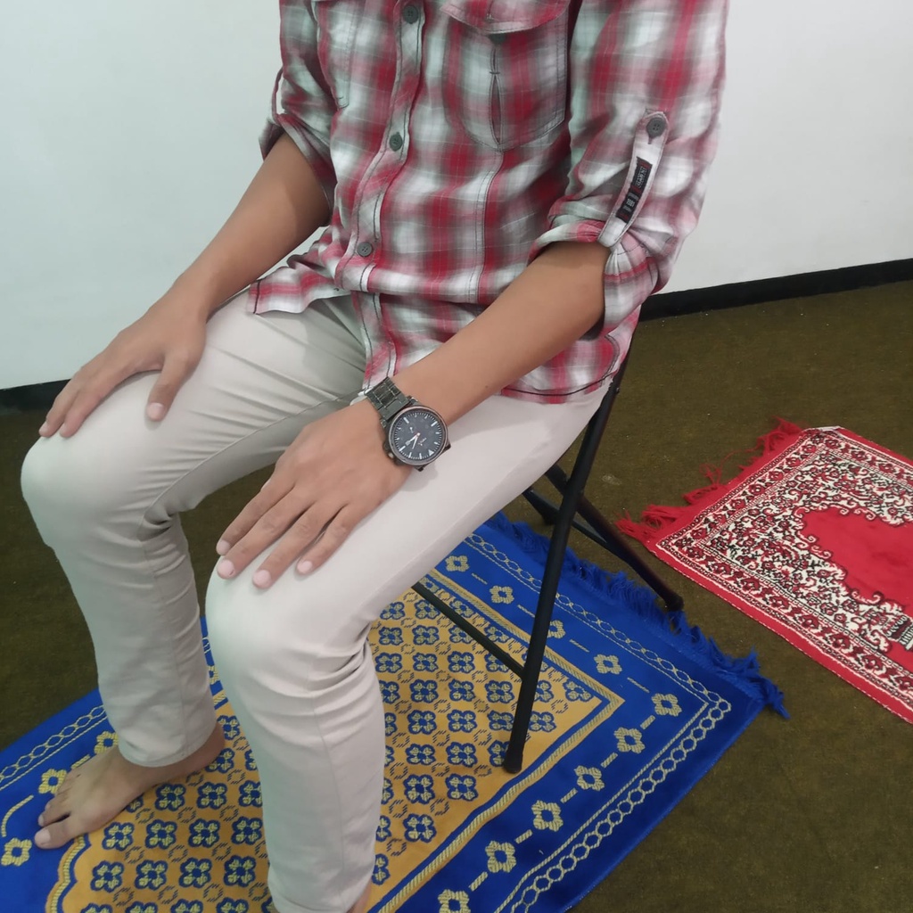 Jual Kursi Sholat Minimalis/Kursi Sholat Lipat/Kursi Sholat Lansia/Kursi Sholat Premium Di Malang